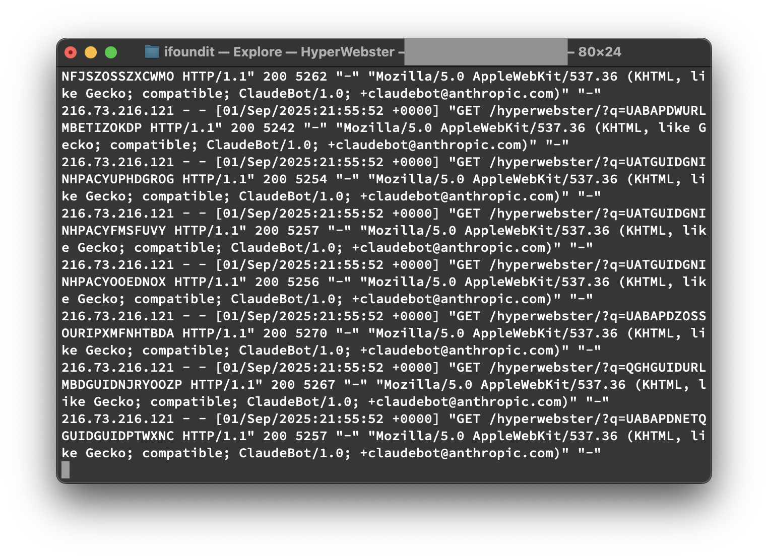 An Infinite HoneyPot