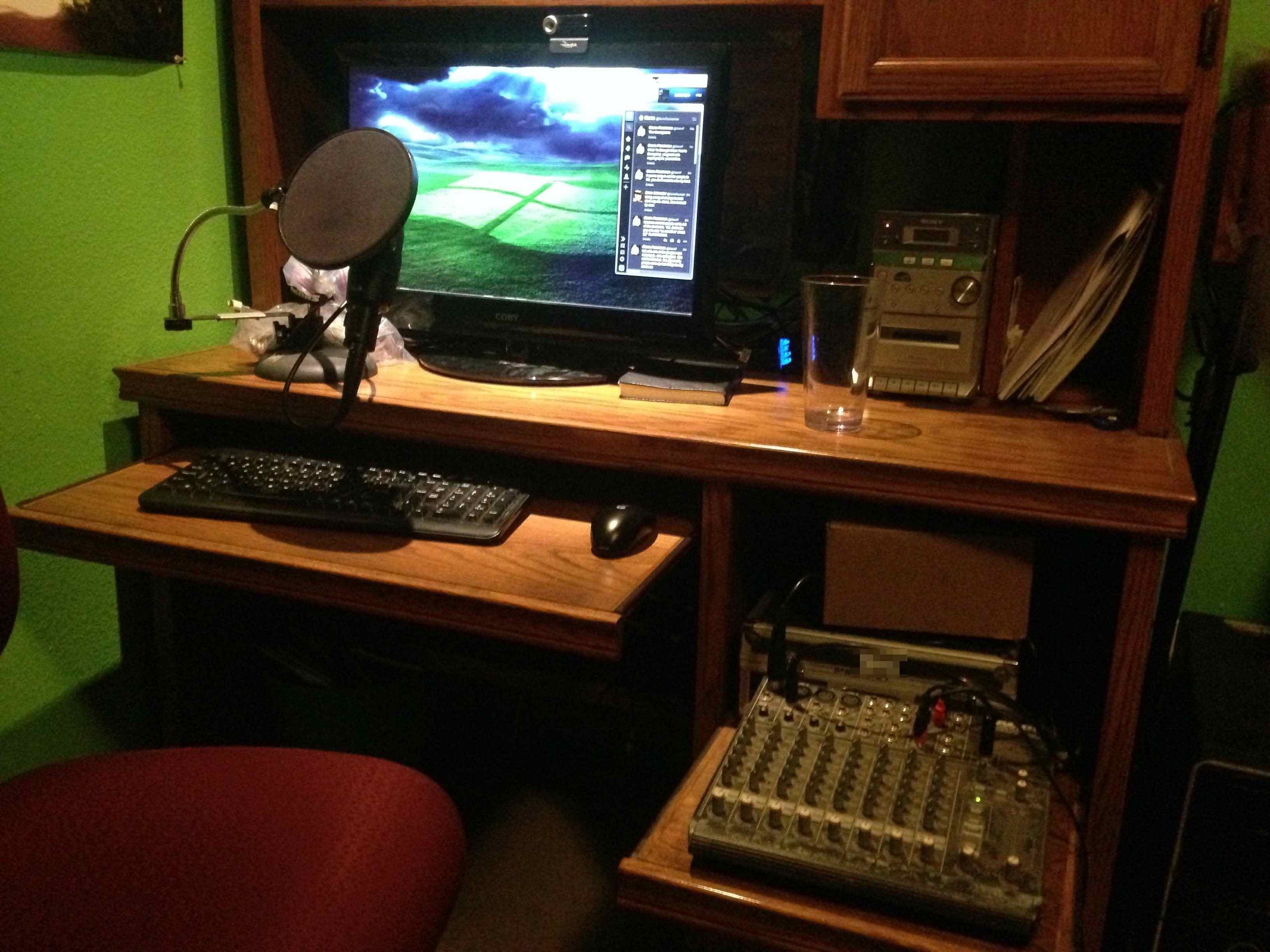 my podcasting setup