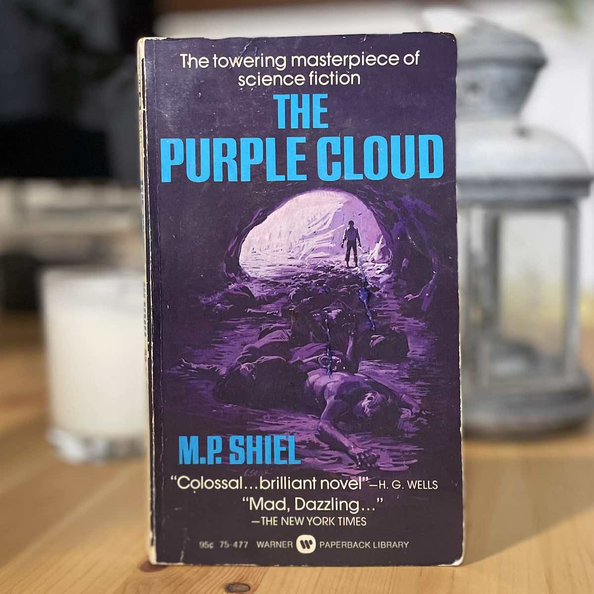 The Cover of the Book assigned for that week's session: The Purple Cloud